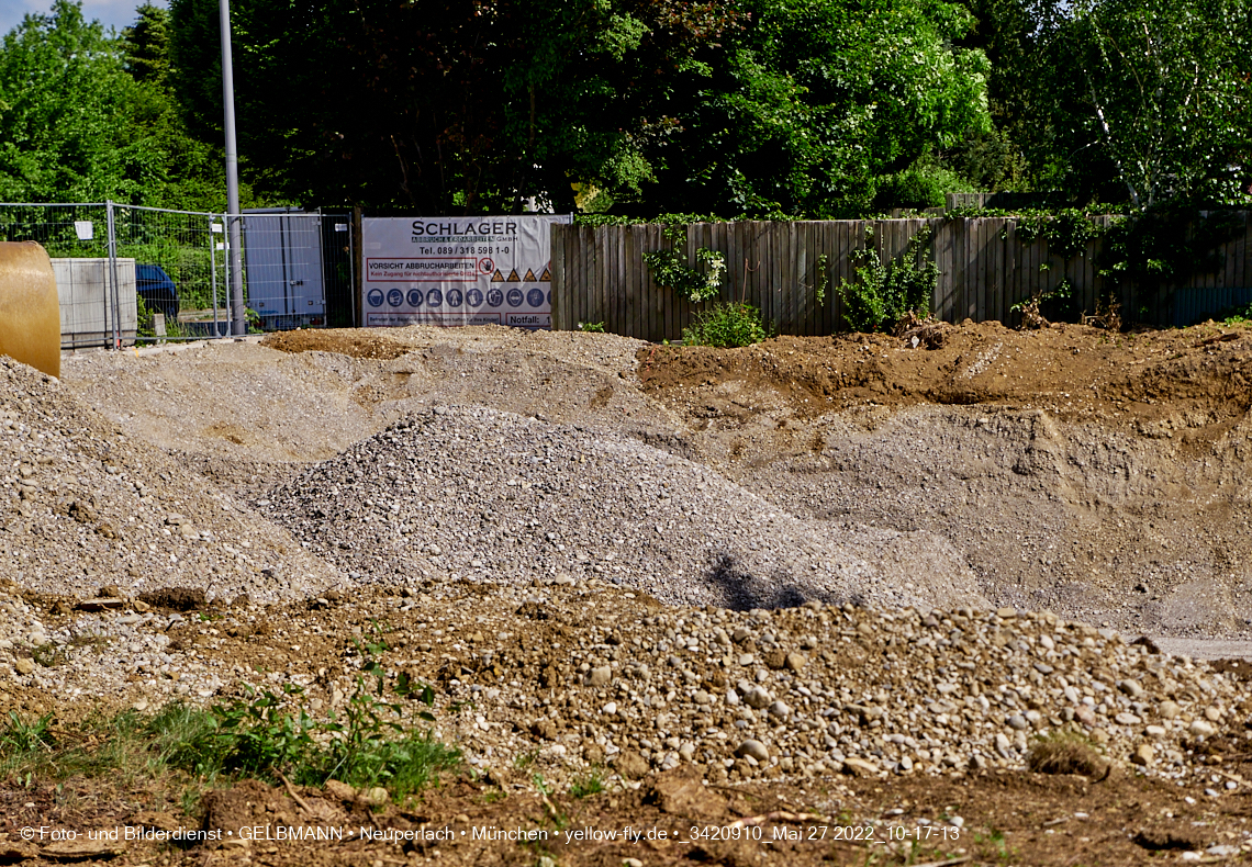 27.05.2022 - Baugrube an der Niederalmstraße 16